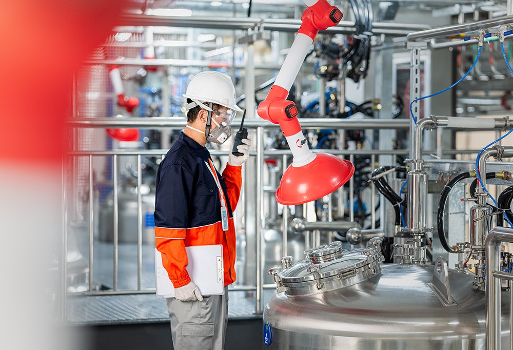 百林科蘭州層析填料智能生產(chǎn)基地